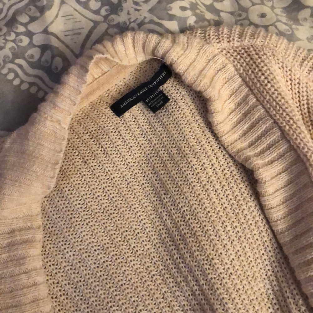 American eagle cream duster coat